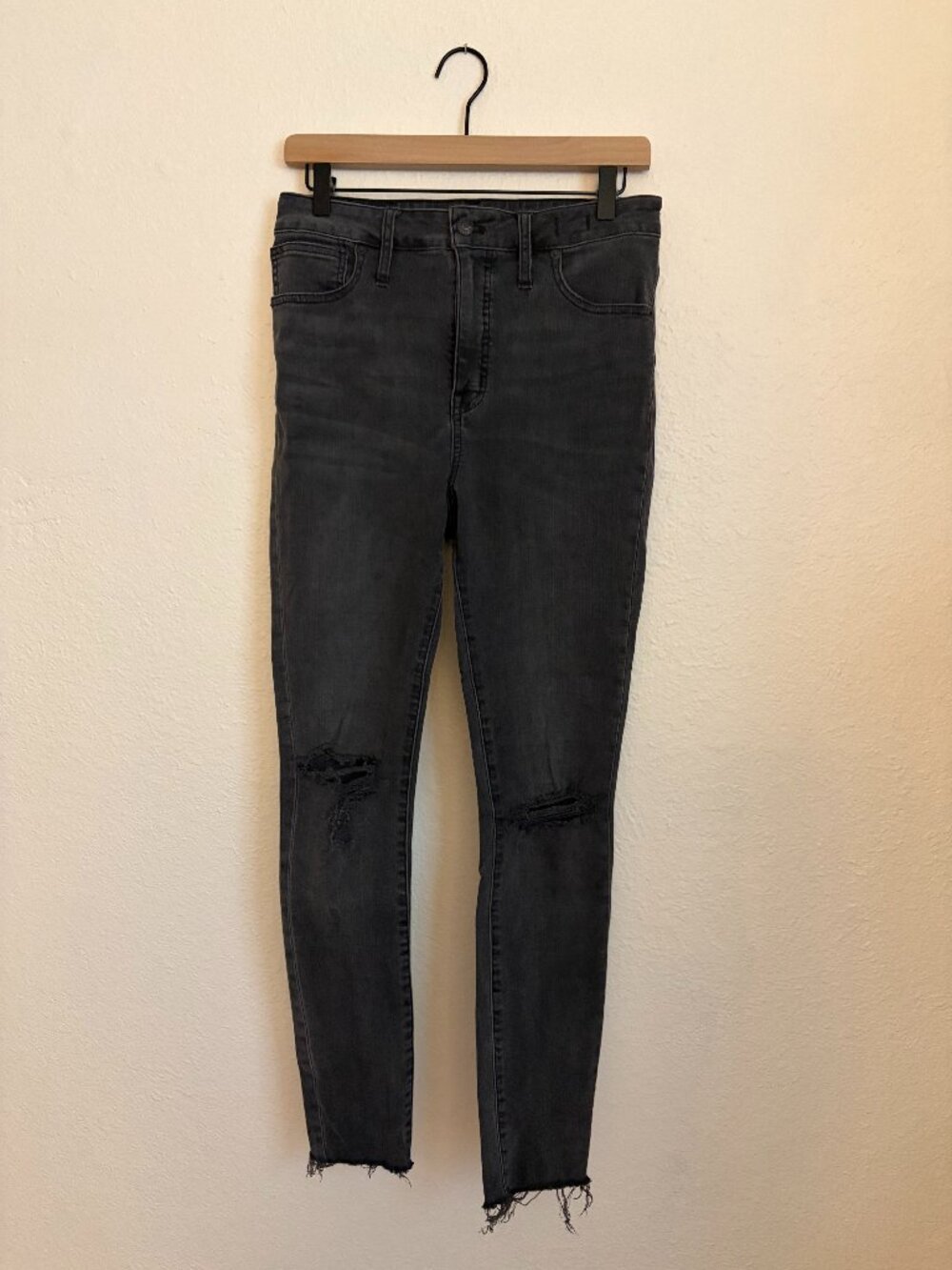 Madewell Black Skinny Jeans 28